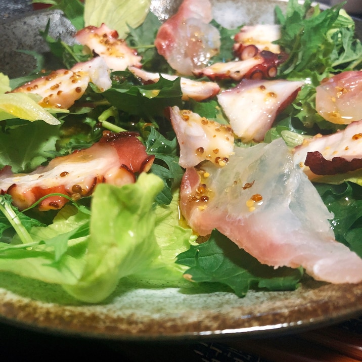 タコと真鯛のカルパッチョ レシピ 作り方 By Lizu 楽天レシピ